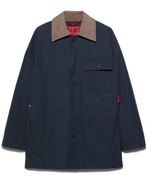 MAX&Co. Relaxed Fit Raincoat - Blue