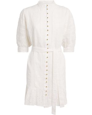 Melissa Odabash Cotton Reagan Mini Dress - White
