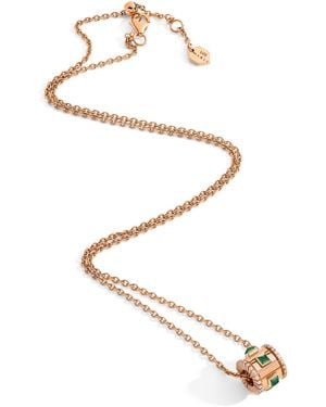 Marli New York Diamond And Agate Life Necklace - Metallic