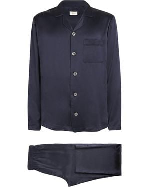 Harrods Silk Pyjama Set - Blue