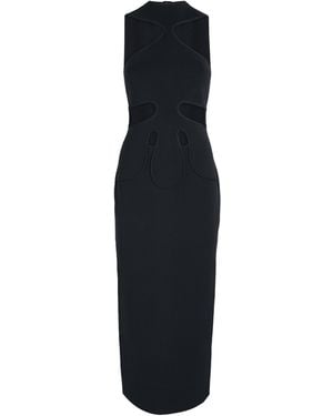 Cult Gaia Knitted Baylee Midi Dress - Black