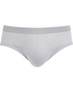 Zimmerli of Switzerland Sea Island Cotton Briefs - Grey