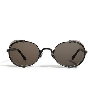 Matsuda 10610H Round Sunglasses - Gray