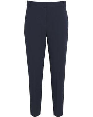 MAX&Co. Cropped Slim Trousers - Blue