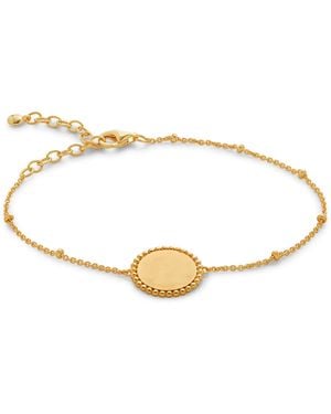 Monica Vinader Vermeil Deia Bracelet - Brown