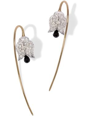 Annoushka Diamond And Spinel French Hook Earrings - White