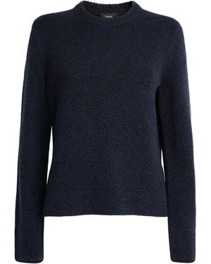 Theory Élange Side-Split Jumper - Blue