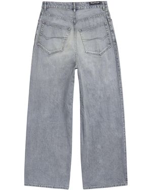 Balenciaga Patched Pockets Baggy Jeans in Gray | Lyst Balenciaga Patched Pockets Baggy Jeans in Gray | Lyst