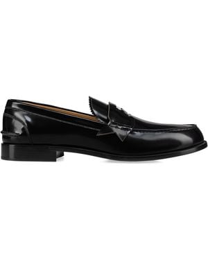 Christian Louboutin Penny Leather Loafers - Black
