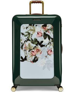 Ted Baker Illusion Print Medium Suitcase - Green