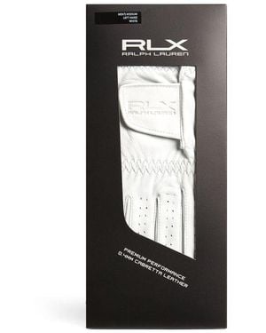 Ralph Lauren Leather Golf Glove - Black