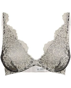 I.D Sarrieri Royal Jewel Triangle Bra - Grey