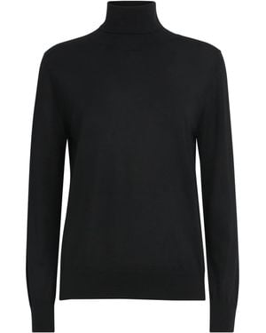 Brioni Cashmere-Silk Rollneck Sweater - Black