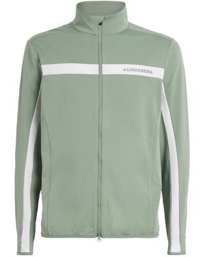 J.Lindeberg Jarvis Zip-Up Mid Layer - Green