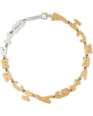 Givenchy Letters Chain Necklace - Metallic