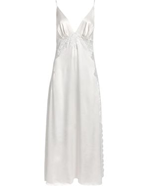 Bocan Lace-Trim Slip Dress - White