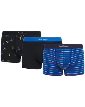 Paul Smith Stretch-Organic Cotton Trunks - Blue
