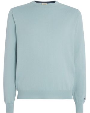 Woolrich Cotton Crew-Neck Sweater - Blue