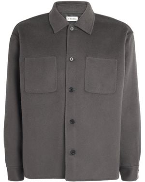 FRAME Wool Overshirt - Grey