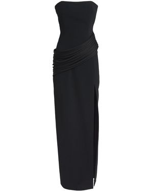 Sabina Bilenko Strapless Sage Gown - Black