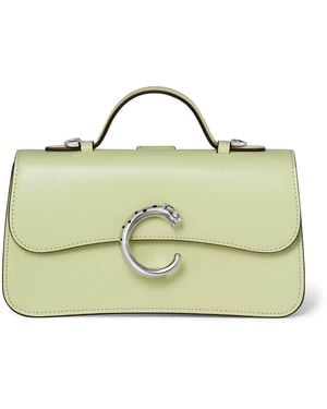Cartier Leather Panthère De Top-Handle Bag - Metallic