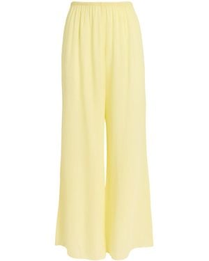 Away That Day St Barts Wide-Leg Trousers - Yellow