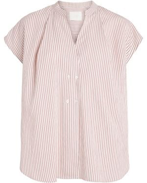 Citizens of Humanity Stripe Penelope Blouse - Pink