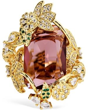 Zimmermann Embellished Bloom Cocktail Ring - Metallic