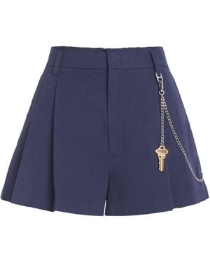 Alexander Wang Chain-Detail Shorts - Blue