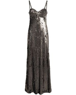 L'Agence Sequin Sayla Gown - Black