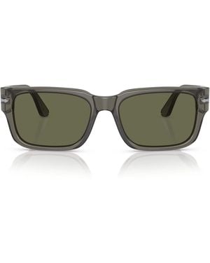 Persol Acetate Rectangle Sunglasses - Green