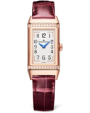 Jaeger-lecoultre And Diamond Reverso One Duetto Watch - Red