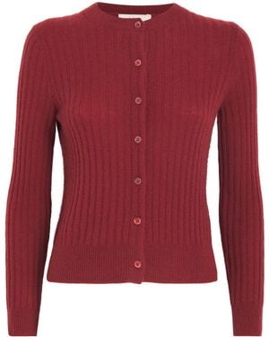 Doen Cashmere Danaë Cardigan - Red