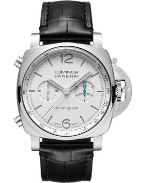 Panerai Stainless Steel Luminor Chrono Watch - Grey