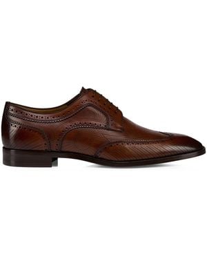 Christian Louboutin Grave Calf Leather Derby Shoes - Brown