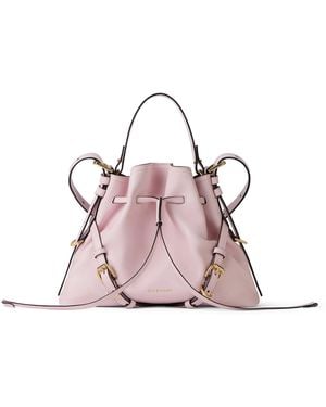 Givenchy Small Leather Voyou Bucket Bag - Pink