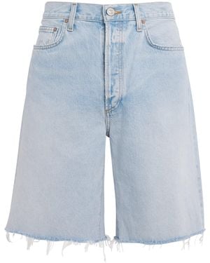 Agolde Denim Anson Shorts - Blue