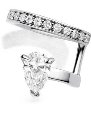 Repossi And Diamond Serti Sur Vide Ear Cuff - Metallic