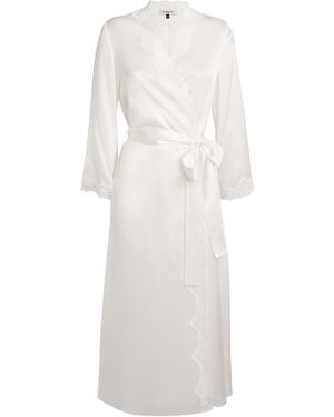 Gilda & Pearl Silk Lace-Trim - White