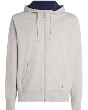Polo Ralph Lauren Lounge Zip-Up Hoodie - Grey