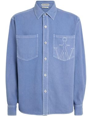 JW Anderson Oversized Denim Shirt - Blue