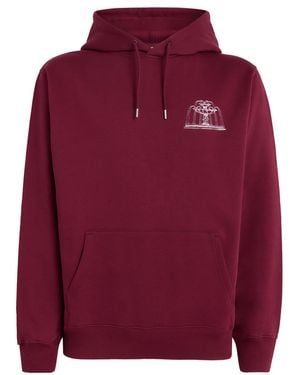 Drole de Monsieur Cotton Fountain Hoodie - Red