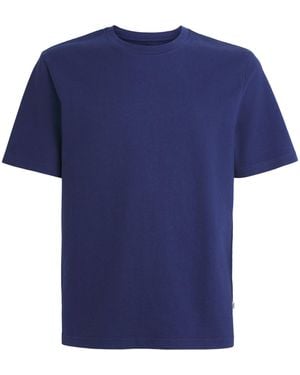 Wax London Organic Cotton Dean T-Shirt - Blue