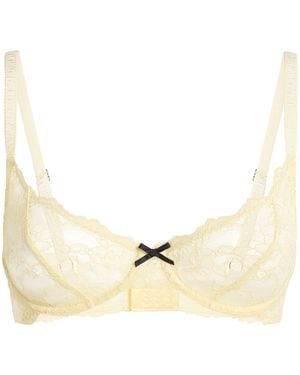 Fleur du Mal Lace Bianca Balconette Bra - Natural