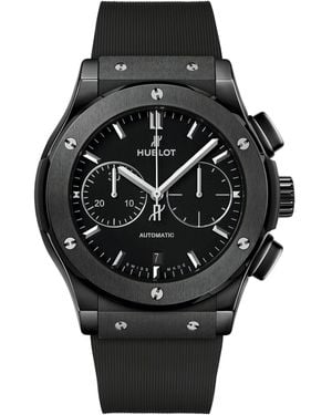 Hublot Ceramic Classic Fusion Chronograph Magic Watch - Black