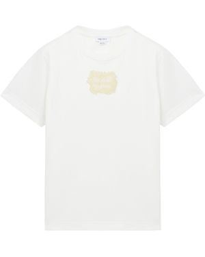 McQueen Embroidered Logo T-Shirt - White