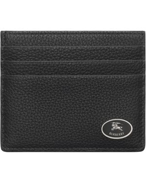 Burberry Leather Cotswolds Card Holder - Black