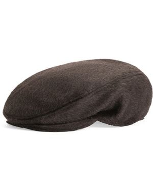 Dolce & Gabbana Llama-Wool Flat Cap - Brown