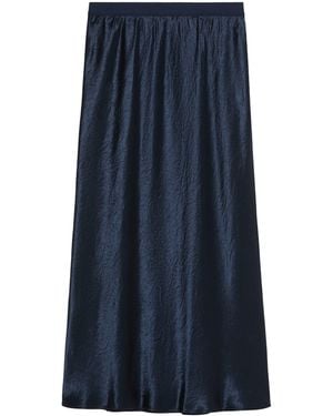 Marina Rinaldi Elasticated-Waist Maxi Skirt - Blue