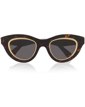 Loewe Mini Anagram Cat Eye Sunglasses - Black